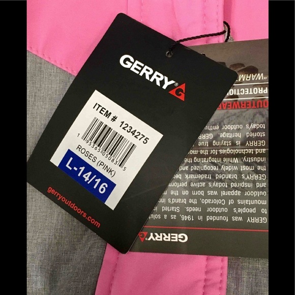 NWT Gerry 3-in-1 Systems Roses FLORAL multi-use jacket - Picture 15 of 15